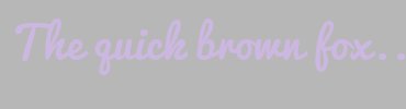 Image with Font Color CCB7E1 and Background Color B7B7B7